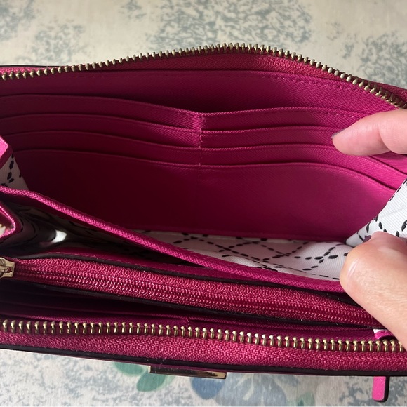 Kate Spade Wallet-Pink- 8” length 4” Height - Picture 5 of 9